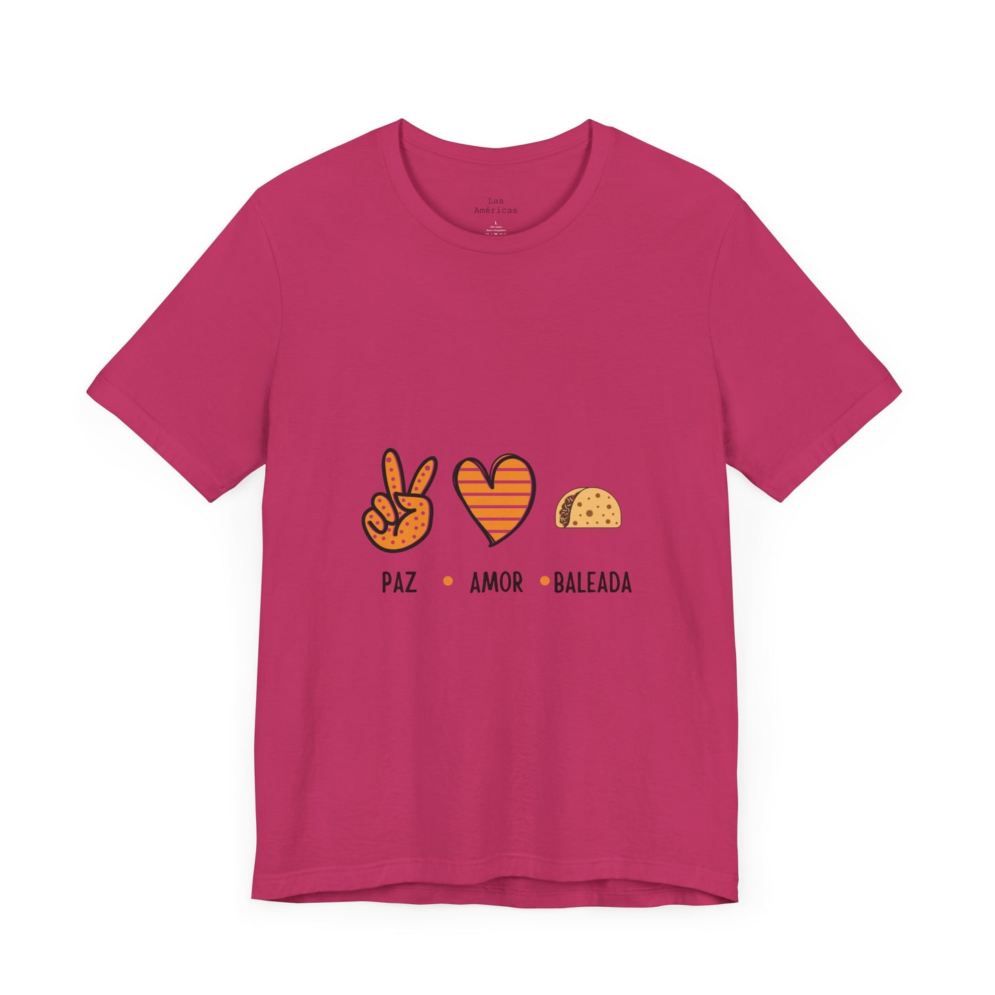 Camiseta de Mujeres Paz Amor Baleada Honduras