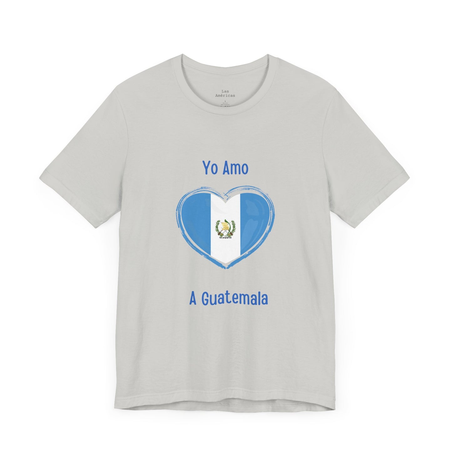 Camiseta de Hombres Yo Amo a Guatemala