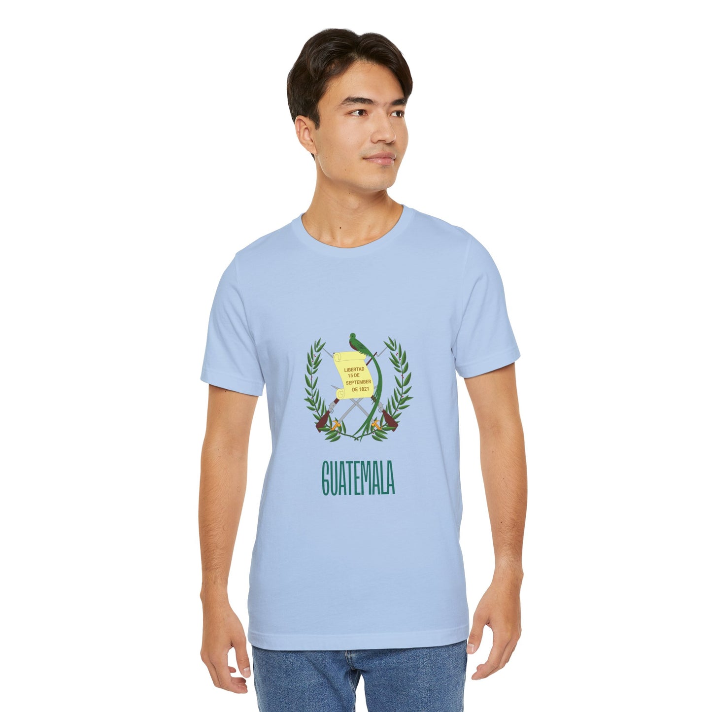 Camiseta de Hombres Escudo Nacional de Guatemala