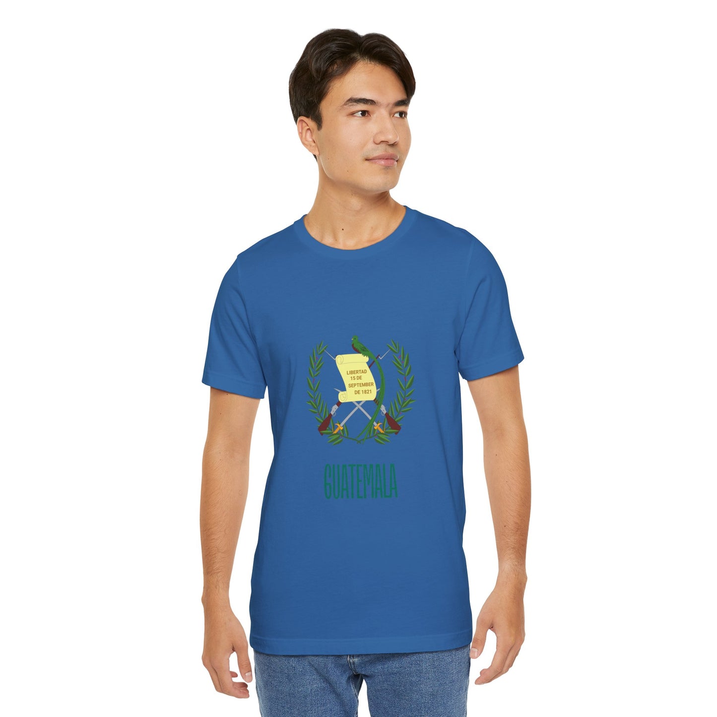 Camiseta de Hombres Escudo Nacional de Guatemala