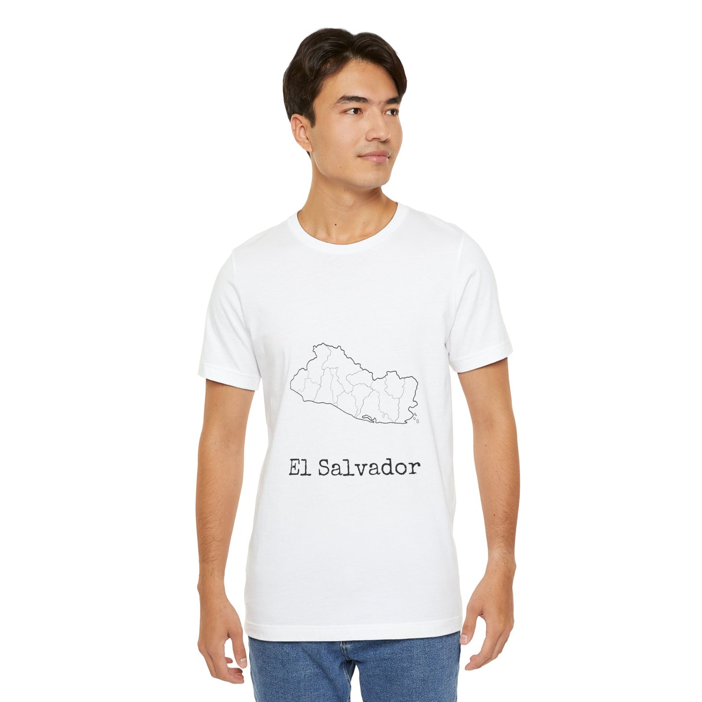 Camiseta de Hombres Diseño Border El Salvador El Salvador