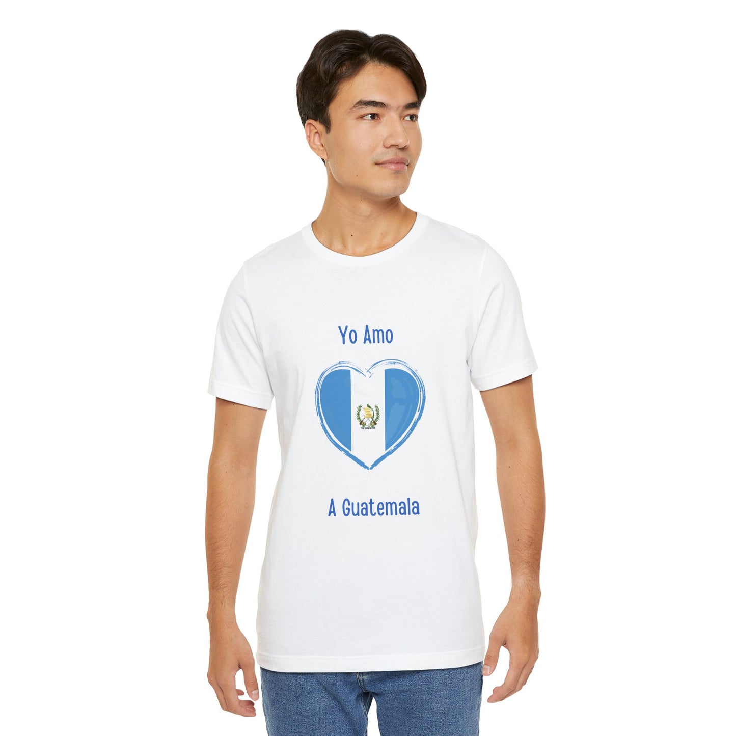 Camiseta de Hombres Yo Amo a Guatemala