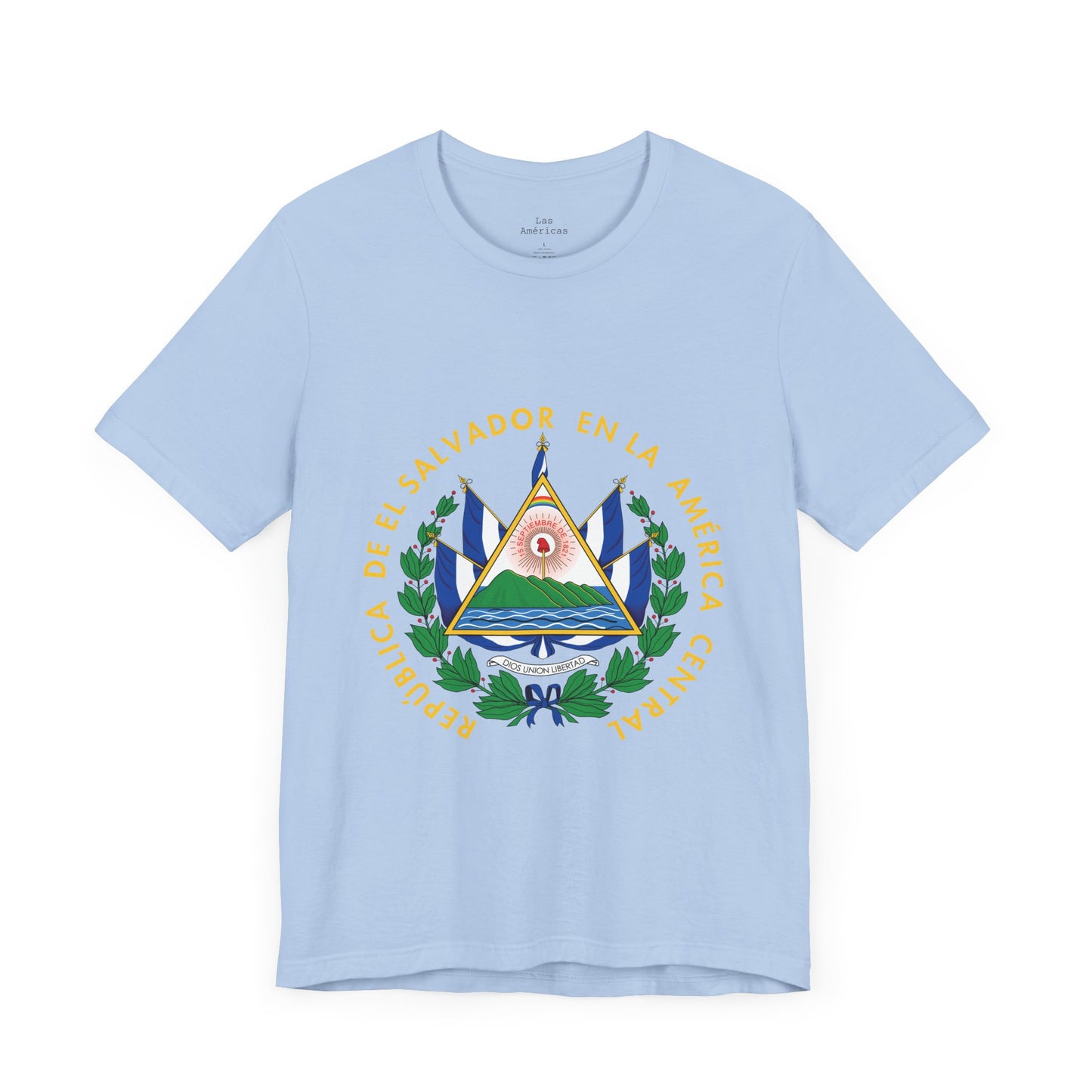 Camiseta de Hombres Escudo Nacional de El Salvador El Salvador