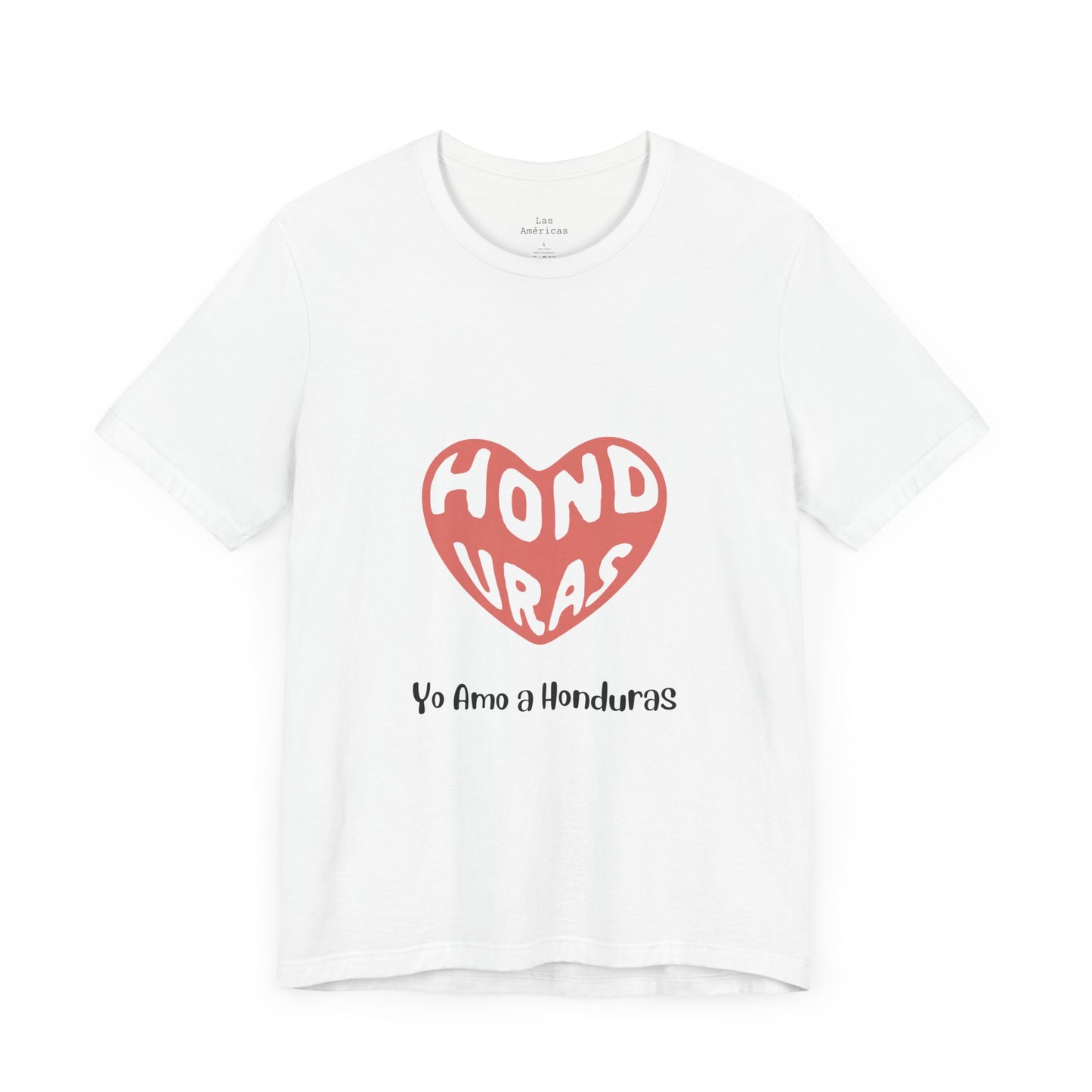 Camiseta de Hombres Diseño Yo Amo a Honduras Honduras