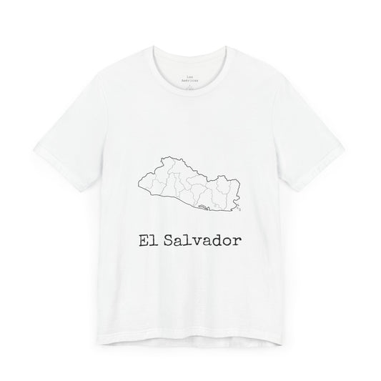 Camiseta de Hombres Diseño Border El Salvador El Salvador