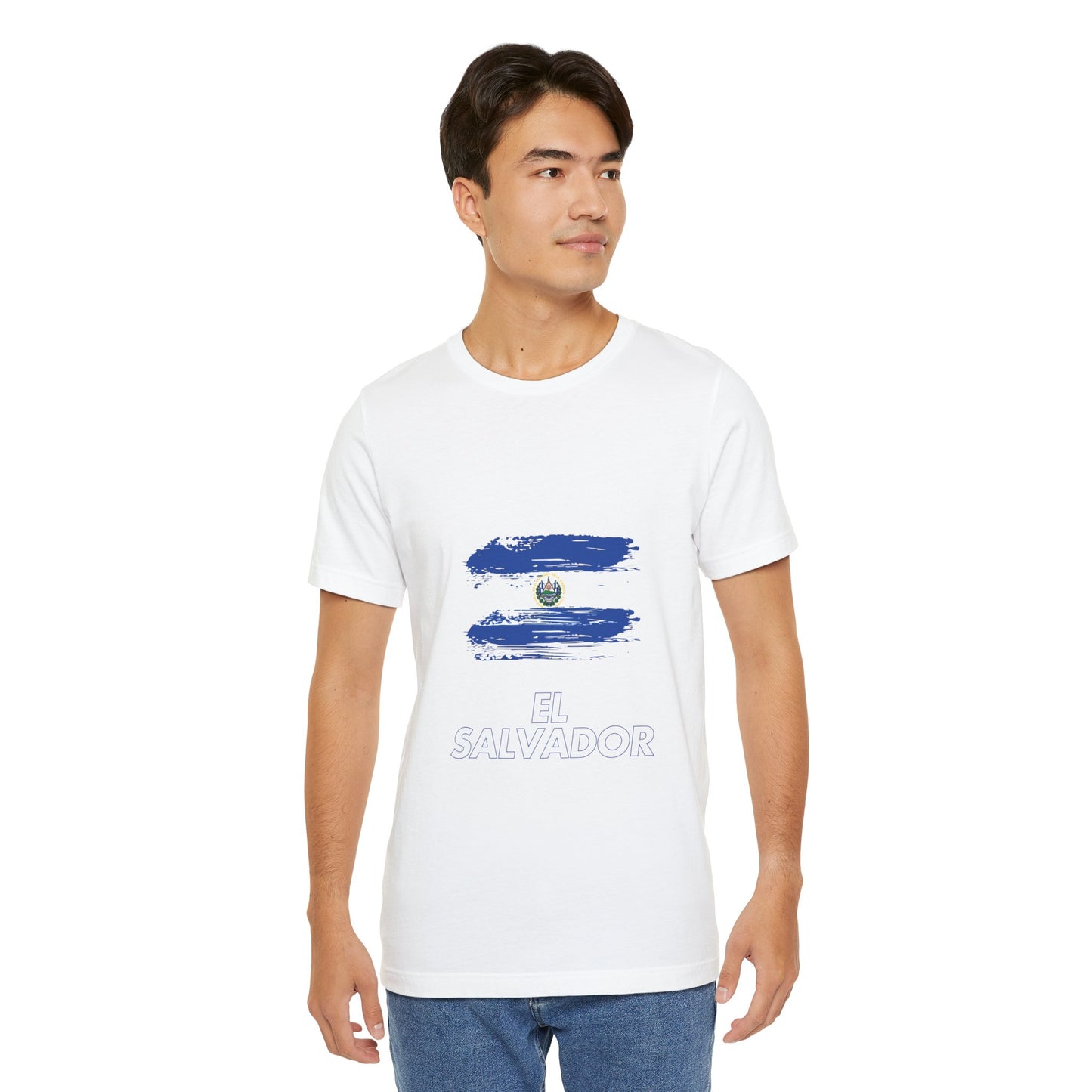 Camiseta de Hombres Diseño Bandera El Salvador