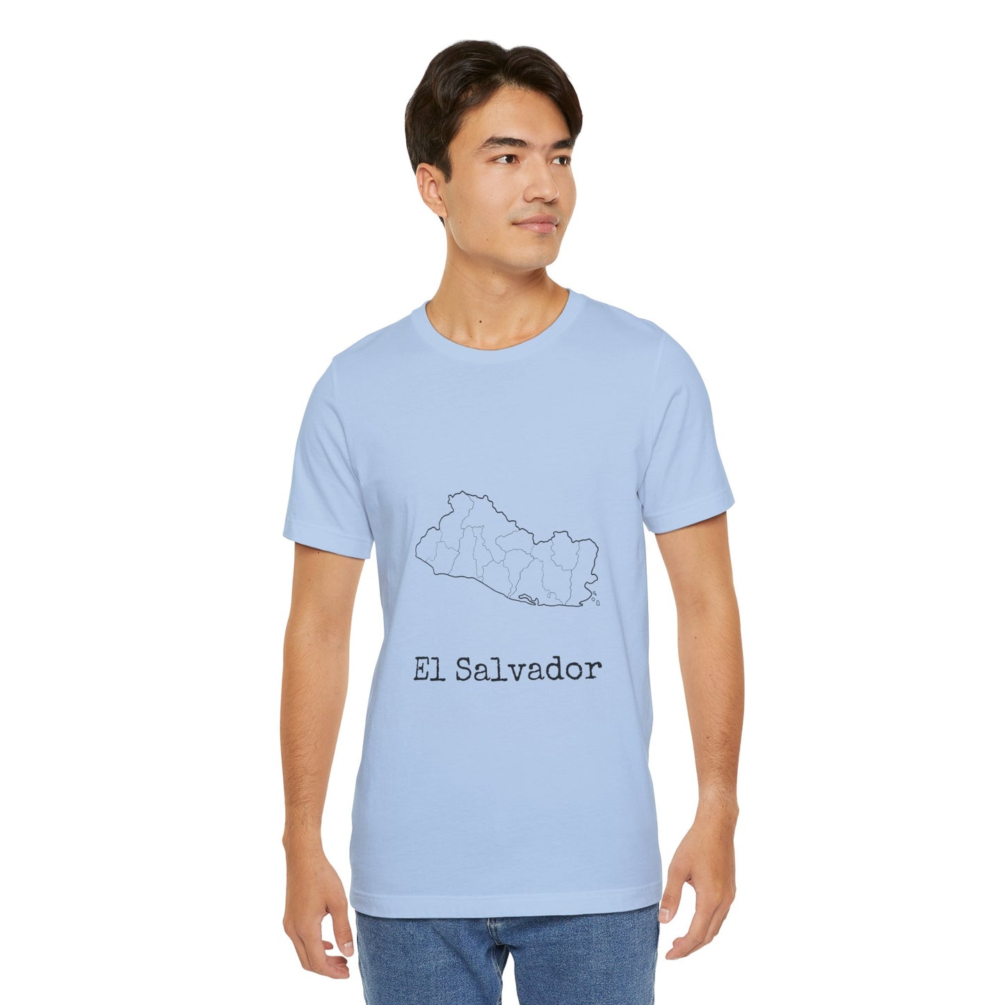 Camiseta de Hombres Diseño Border El Salvador El Salvador