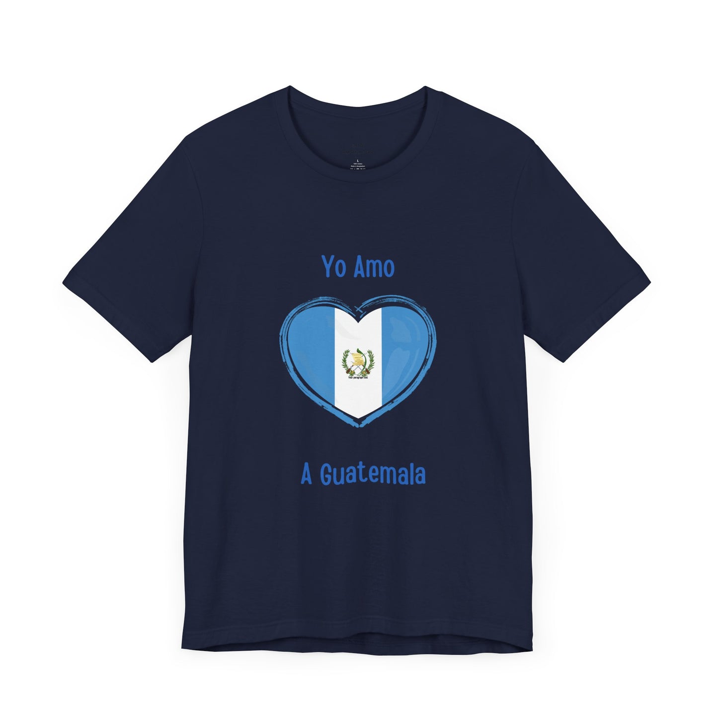 Camiseta de Hombres Yo Amo a Guatemala