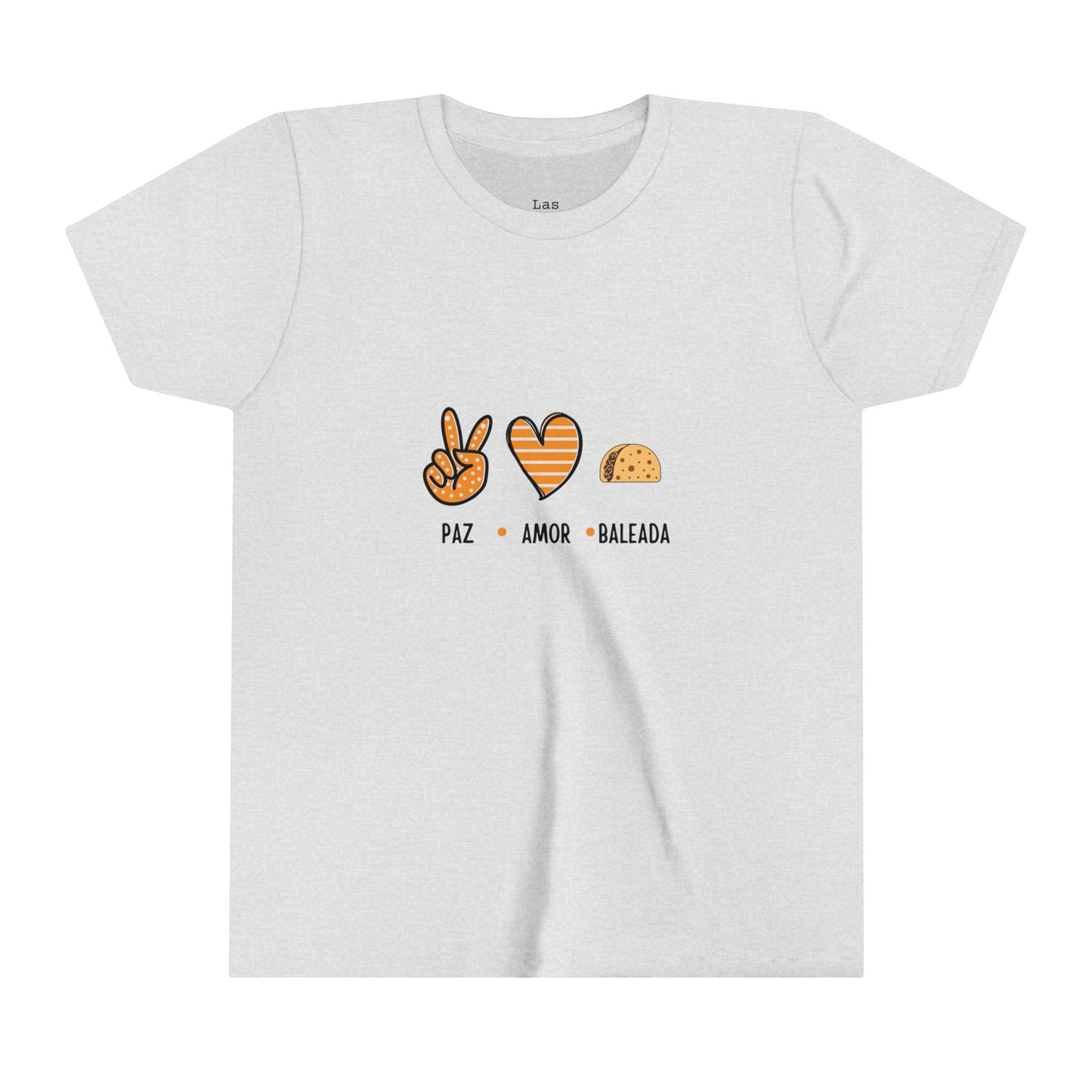 Camiseta de Niños Paz Amor Baleada Honduras