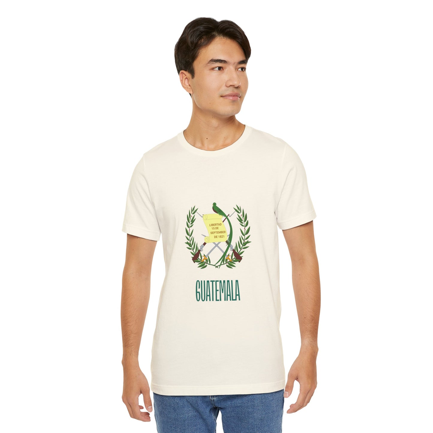 Camiseta de Hombres Escudo Nacional de Guatemala