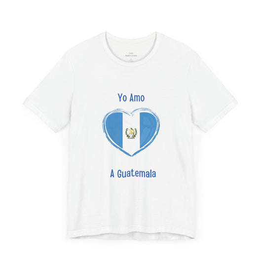 Camiseta de Hombres Yo Amo a Guatemala