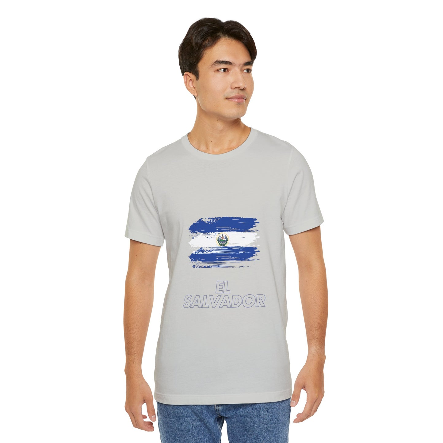 Camiseta de Hombres Diseño Bandera El Salvador