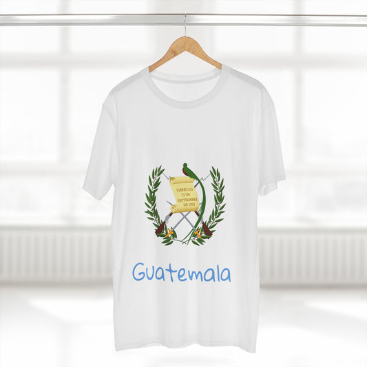 Camiseta para hombres Diseño Del Escudo Nacional de Guatemala