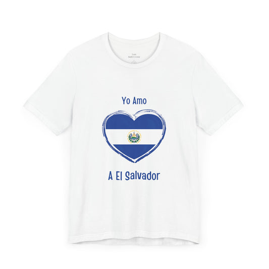 Camiseta de Hombres Yo Amo a El Salvador